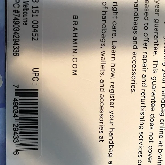 Brahmin small Lena-bark Melbourne purse - Picture 5 of 5